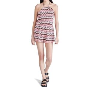 Steve Madden Pinto Halter Romper NWT